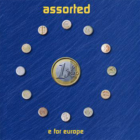Cover artwork for Corvin Dalek’s E for Europe, 1999.