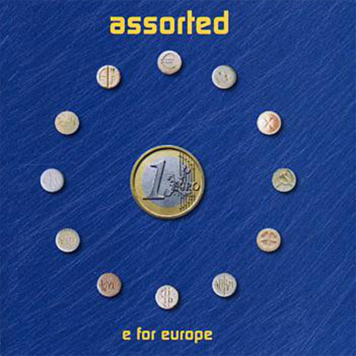 Cover artwork for Corvin Dalek’s E for Europe, 1999.