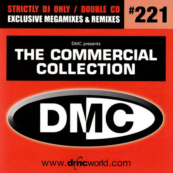 Cover of DMC The Commercial Collection 221, a DJ-only double-CD release from 2001.
